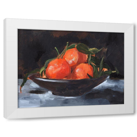Fruit Plate II White Modern Wood Framed Art Print by Parker, Jennifer Paxton