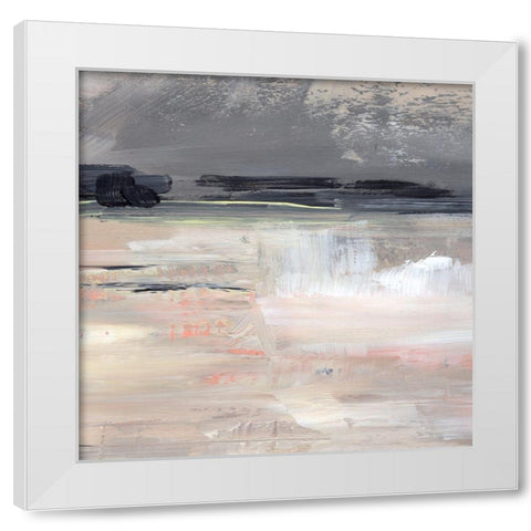 Dusk Reflections II White Modern Wood Framed Art Print by Parker, Jennifer Paxton