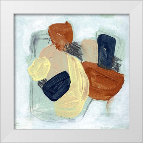 Rudimentary II White Modern Wood Framed Art Print by Parker, Jennifer Paxton