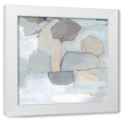 In the Year 2525 II White Modern Wood Framed Art Print by Parker, Jennifer Paxton