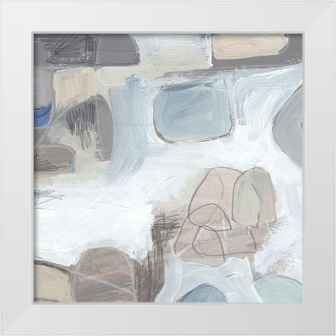 In the Year 2525 III White Modern Wood Framed Art Print by Parker, Jennifer Paxton