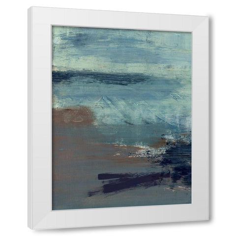 Morning Lake Mist I White Modern Wood Framed Art Print by Parker, Jennifer Paxton