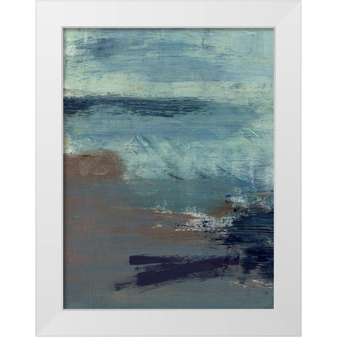 Morning Lake Mist I White Modern Wood Framed Art Print by Parker, Jennifer Paxton