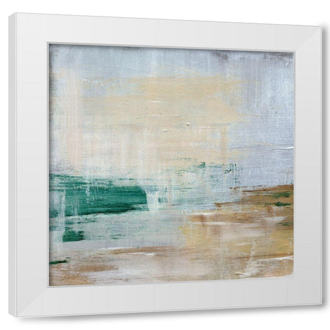 Lake Breeze I White Modern Wood Framed Art Print by Parker, Jennifer Paxton