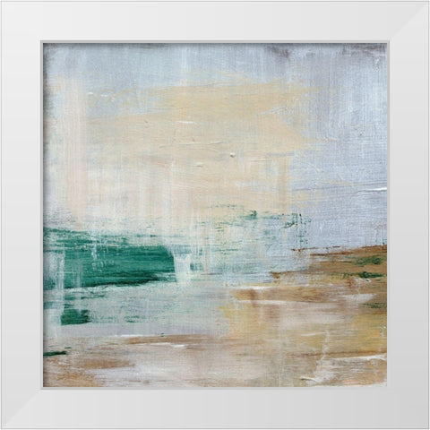 Lake Breeze I White Modern Wood Framed Art Print by Parker, Jennifer Paxton