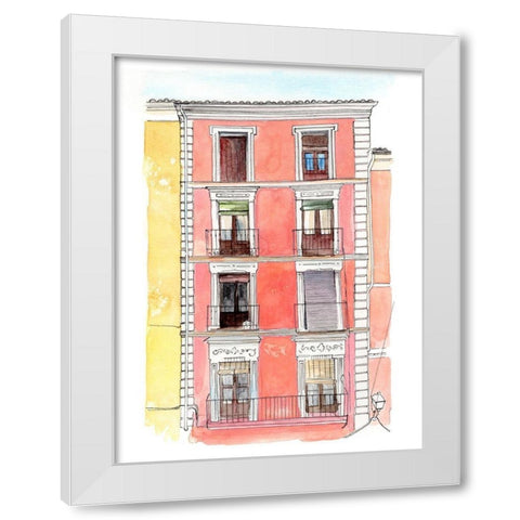 Settling In I White Modern Wood Framed Art Print by Parker, Jennifer Paxton