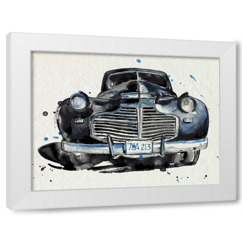 Headlights I White Modern Wood Framed Art Print by Parker, Jennifer Paxton