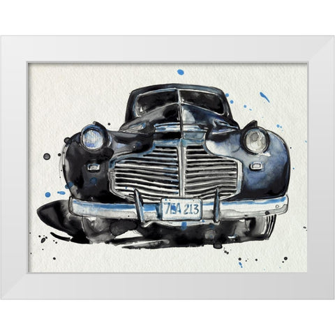 Headlights I White Modern Wood Framed Art Print by Parker, Jennifer Paxton