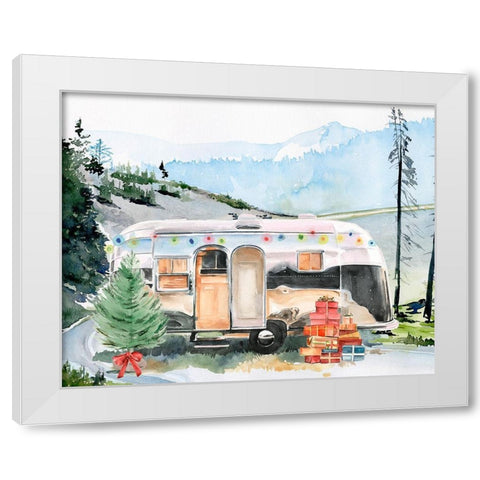 Holiday Vacation I White Modern Wood Framed Art Print by Parker, Jennifer Paxton