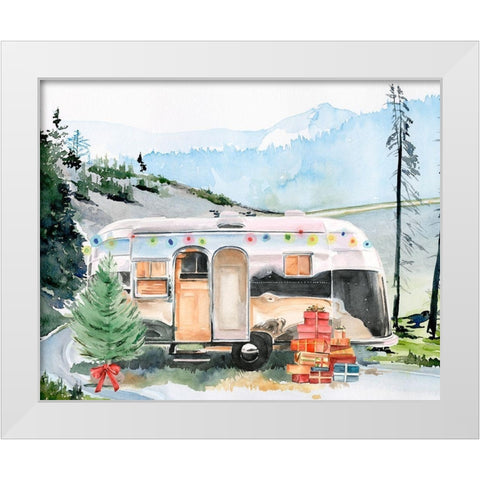 Holiday Vacation I White Modern Wood Framed Art Print by Parker, Jennifer Paxton