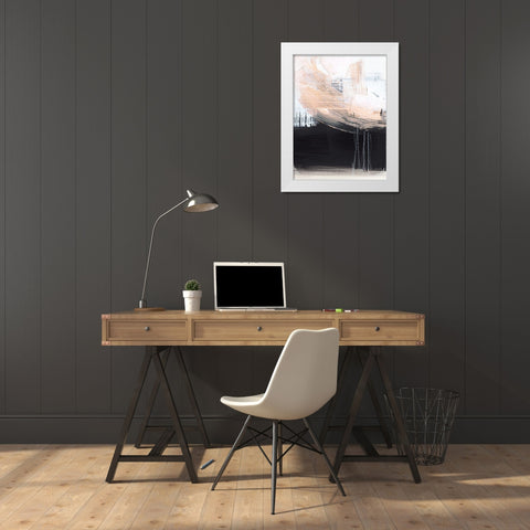 Paved Path III White Modern Wood Framed Art Print by Parker, Jennifer Paxton