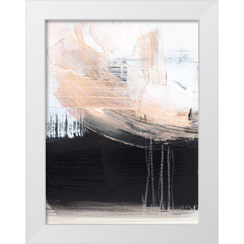 Paved Path III White Modern Wood Framed Art Print by Parker, Jennifer Paxton
