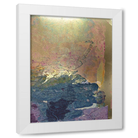 Monets Landscape I White Modern Wood Framed Art Print by Combs, Joyce