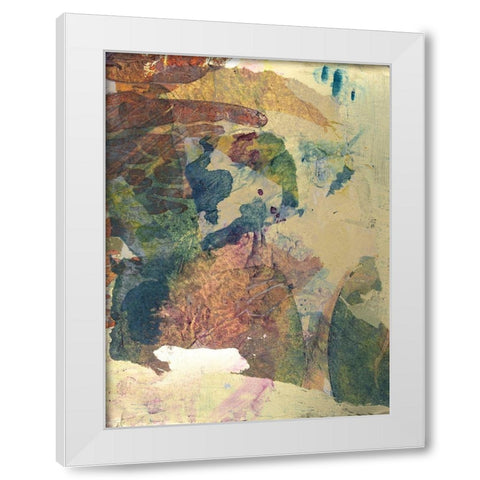 Monets Landscape II White Modern Wood Framed Art Print by Combs, Joyce