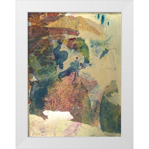 Monets Landscape II White Modern Wood Framed Art Print by Combs, Joyce