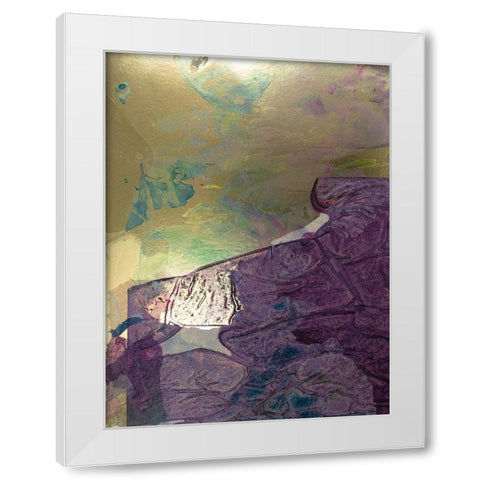 Monets Landscape IV White Modern Wood Framed Art Print by Combs, Joyce