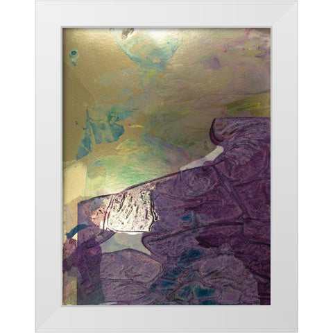 Monets Landscape IV White Modern Wood Framed Art Print by Combs, Joyce