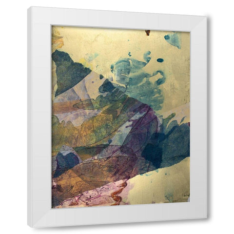 Monets Landscape VI White Modern Wood Framed Art Print by Combs, Joyce