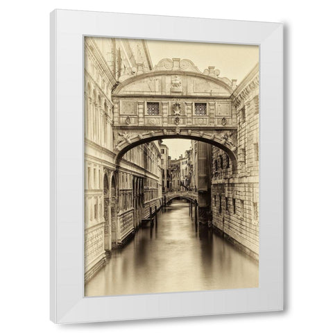 Vintage Venice I White Modern Wood Framed Art Print by Head, Danny