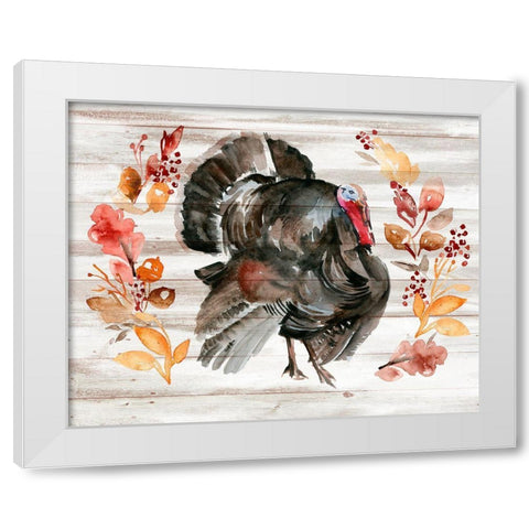 Grateful Thanksgiving II White Modern Wood Framed Art Print by Parker, Jennifer Paxton