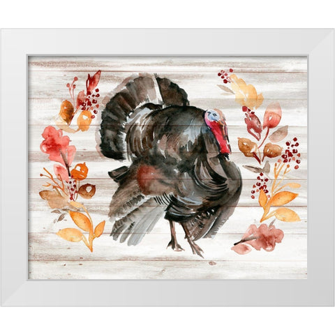 Grateful Thanksgiving II White Modern Wood Framed Art Print by Parker, Jennifer Paxton