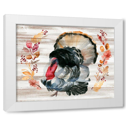 Grateful Thanksgiving IV White Modern Wood Framed Art Print by Parker, Jennifer Paxton