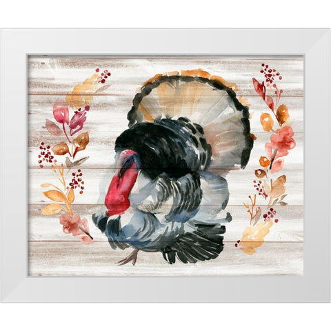Grateful Thanksgiving IV White Modern Wood Framed Art Print by Parker, Jennifer Paxton
