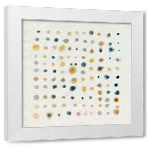 Spice Spills I White Modern Wood Framed Art Print by Popp, Grace