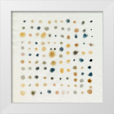 Spice Spills I White Modern Wood Framed Art Print by Popp, Grace