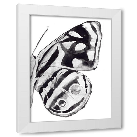 Monochrome Wings IV White Modern Wood Framed Art Print by Warren, Annie