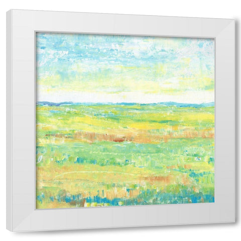 Sunny Summertime I White Modern Wood Framed Art Print by OToole, Tim