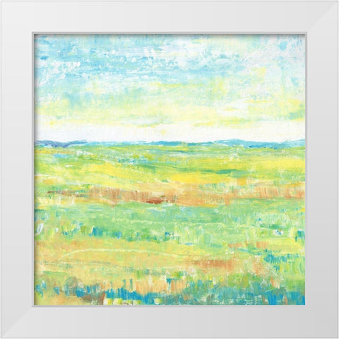 Sunny Summertime I White Modern Wood Framed Art Print by OToole, Tim
