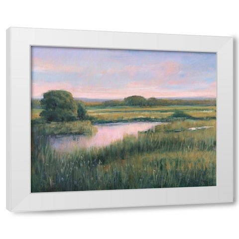 Spring Marsh I White Modern Wood Framed Art Print by OToole, Tim