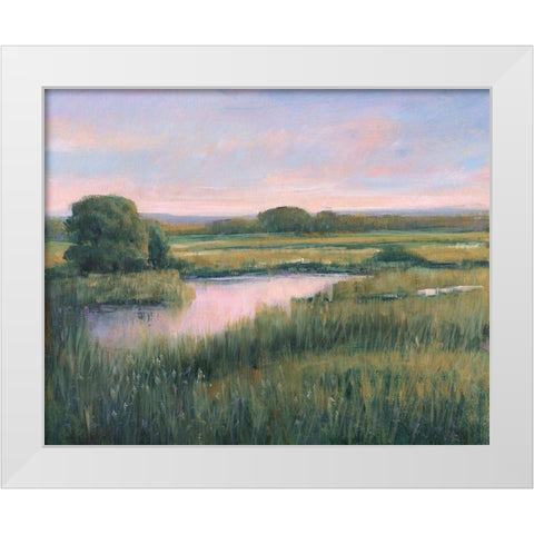 Spring Marsh I White Modern Wood Framed Art Print by OToole, Tim