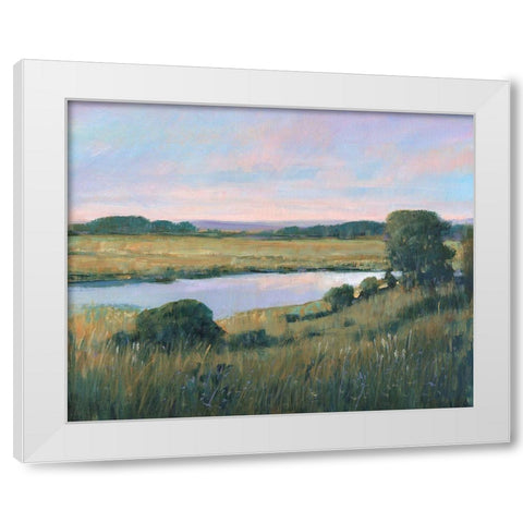 Spring Marsh II White Modern Wood Framed Art Print by OToole, Tim