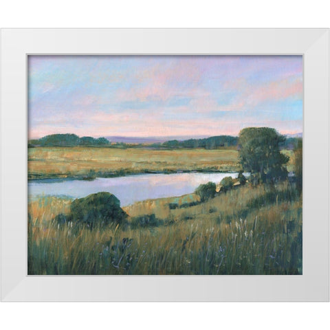 Spring Marsh II White Modern Wood Framed Art Print by OToole, Tim