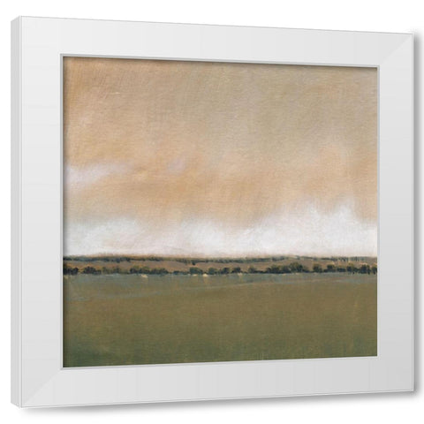 Fading Storm II White Modern Wood Framed Art Print by OToole, Tim