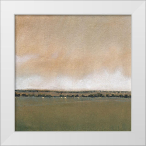 Fading Storm II White Modern Wood Framed Art Print by OToole, Tim