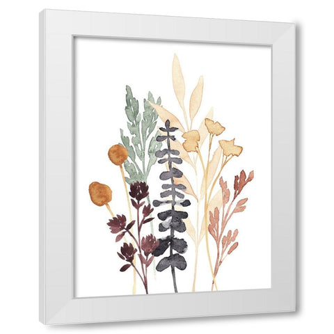 Gathered Bouquet IV White Modern Wood Framed Art Print by Warren, Annie