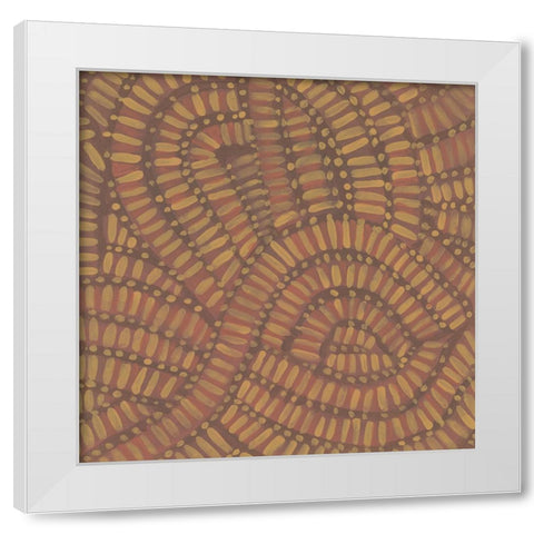 Woven Undulation I White Modern Wood Framed Art Print by Wang, Melissa