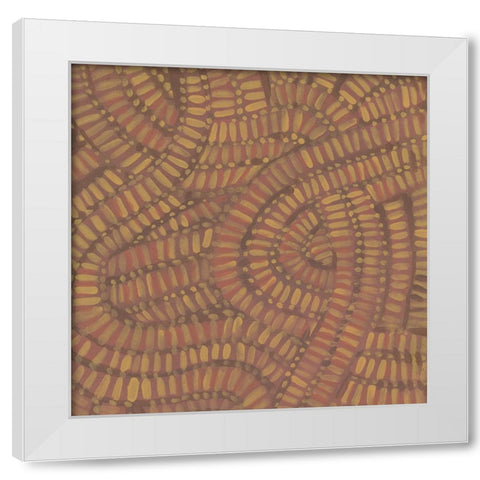 Woven Undulation II White Modern Wood Framed Art Print by Wang, Melissa