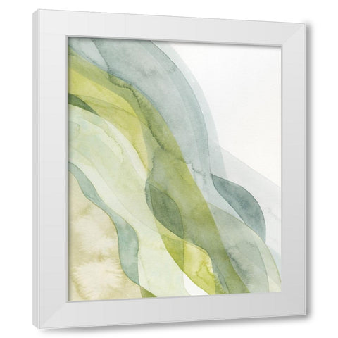 Seaweed Swill I White Modern Wood Framed Art Print by Popp, Grace