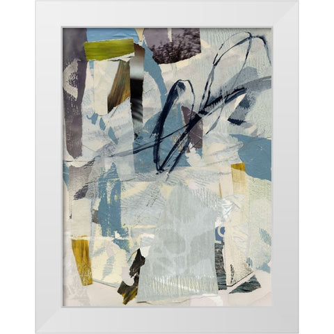 Cache Collage II White Modern Wood Framed Art Print by Barnes, Victoria