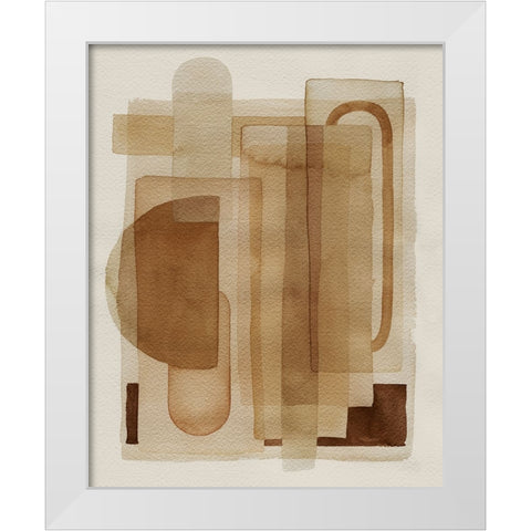 Quilt of Arches I White Modern Wood Framed Art Print by Popp, Grace