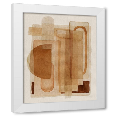 Quilt of Arches I White Modern Wood Framed Art Print by Popp, Grace