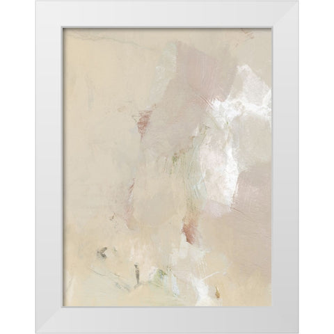 Muted Pastel II White Modern Wood Framed Art Print by Barnes, Victoria