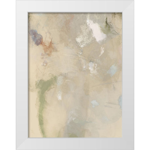 Muted Pastel IV White Modern Wood Framed Art Print by Barnes, Victoria