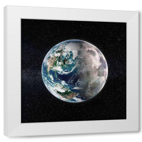 Mother Glow I White Modern Wood Framed Art Print by Popp, Grace
