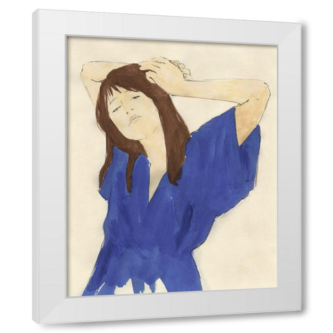 Fashion Maven I White Modern Wood Framed Art Print by Barnes, Victoria