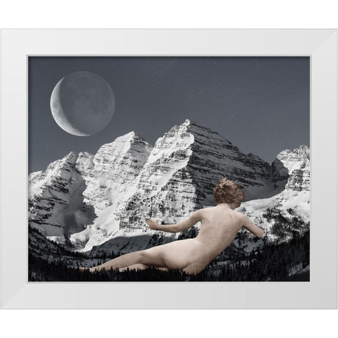 Mountain Maiden I White Modern Wood Framed Art Print by Popp, Grace